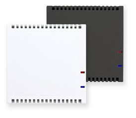 KNX Luftfeuchte / Temperatur / VOC Sensor, SK30-TTHC-VOC ultra dark grey, 2 Eingänge, Potenzialfrei, mit Temperatur Fühleringang, PT1000, dark grey, Ref. 30543362