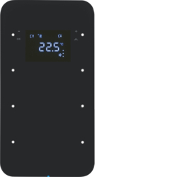 Touchsensor 3fach mit Temperaturregler R.1 Glas, polarweiß