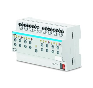 KNX Elektronische Heizung Aktoren, 12 Binärausgänge, 230VAC / 24VAC, DIN-Schienen, Ref. 6164/46