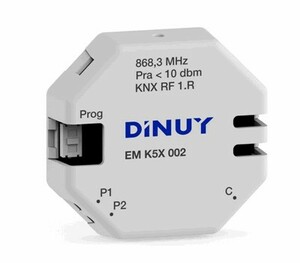 KNX RF Tastsensoren, 2 Eingänge, Potenzialfrei, Für UP-Schaltergehäuse, Ref. EM K5X 002
