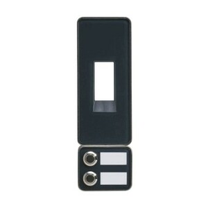 EKEY 101 804 Montagerahmen Fingerscanner integra mit Klingelmodul Glas Anthrazit