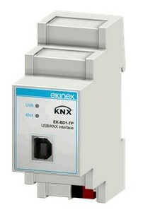 KNX USB Programmierschnittstellen, DIN-Schienen, Ref. EK-BD1-TP