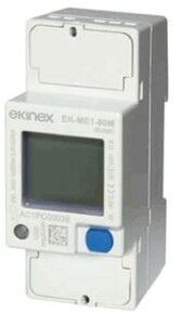Single-phase 80A counter direct insertion on 2-wire lines - program CT - Certif.MID