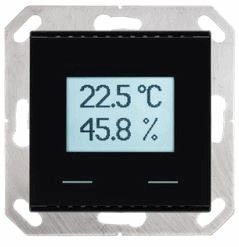 KNX AQS/TH-UP Touch Innenraum-Kombisensor: CO2, Temperatur, Feuchte