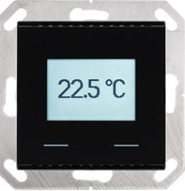 KNX T-UP Touch  Temperatursensor mit Touch-Tasten