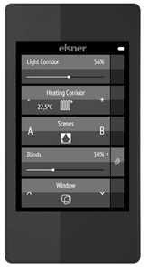 Remo KNX RF-Fernbedienung mit Touchscreen, schwarz, Ref. 70747