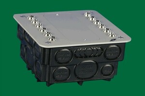 EIB/KNX-Tableau mit 12 Tasten/LED, Unterputzmontage