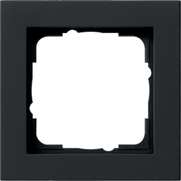 Einfacher  Rahmen, serie STANDARD 55, black, Ref. 0211 09