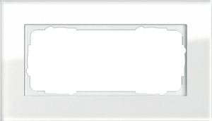 Einfacher  Rahmen, serie ESPRIT, white, Ref. 1002 12