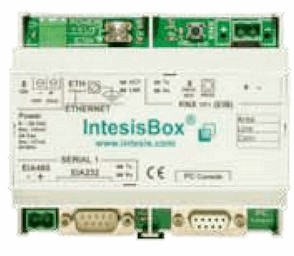 IntesisBox Modbus Server Interface für Samsung Klimageräte von jedem Modbus Master Gerät TCP oder RTU