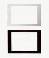 Rahmen für KNX Touch Panel, 10 - 10.9" Zoll, white, Ref. 88011