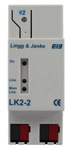 KNX Linien- Und Bereichskoppler, LK2-2, DIN-Schienen, Ref. 88502