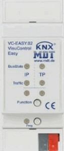 KNX Visualisierung, DIN-Schienen, serie VisuControl, Ref. VC-EASY.02