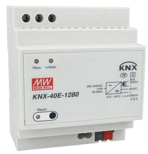 KNX Spannungsversorgung, 1280mA, Mit Hilfsausgang, Ref. KNX-40E-1280