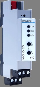 KNX IO 510 (2O) ist ein kompakter Schaltaktor mit 2 bistabilen Relaisausgängen.