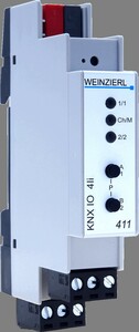 KNX binär Eingänge, El KNX IO 411, 4 Eingänge, Potenzialfrei, DIN-Schienen, Ref. 5231