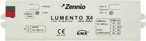 KNX Dimmer Aktoren, LED 12/24VDC, 4 Binärausgänge, Konstantspannung, RGB / RGBW, Ref. ZN1DI-RGBX4