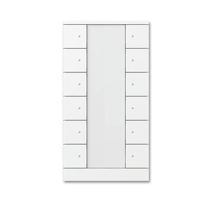 SBU12.0.1-84 Bedienelement 12-fach mit integriertem KNX-Busankoppler, Ref. SB/U12.0.1-84
