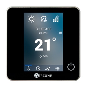 Airzone, Cable / Thermostat. Kabel-thermostat  airzone blueface zero schwarz 8z (ce6), Ref. AZCE6BLUEZEROCN