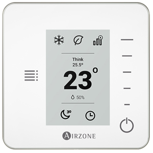 Airzone, Thermostat. Funk-thermostat monochr. airzone think weiss 32z (di6), Ref. AZDI6THINKRB