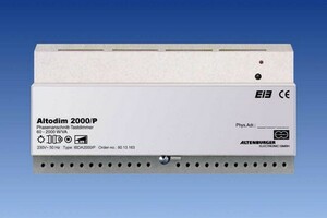 ALTODIM/P EIB/KNX-DIMMER bis 2 kW Leistung in Reiheneinbauform mit programmierbarem, internem Szenen-speicher ALTODIM 2000/P