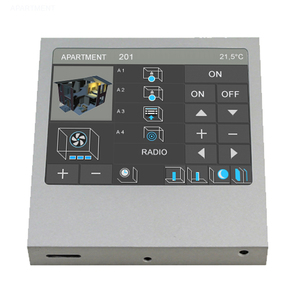KNX Raumcontroller Mit Touchdisplay, Touch_IT-V-SMART SAE, Mit Display, UP, aluminium eloxiert , Ref. 22410500