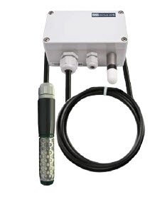 KNX Bodenfeuchte / Temperatur Sensor, SK08-BFTLFT-AFF-WMT, mit Temperatur Fühler, PT1000, Oberfläche, Ref. 30805021