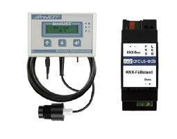 KNX Ultraschall Füllmengen Und Abstandmessung Sensor, REG-S8-F-HR-6, DIN-Schienen, Ref. 30807012