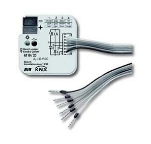 KNX Universalschnittstelle, 2 Eingänge, Für UP-Schaltergehäuse / UP, Ref. 6119/20