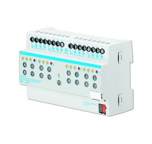 KNX Elektronische Heizung Aktoren, 8 Binärausgänge, 230VAC / 24VAC, DIN-Schienen, Ref. 6164/44