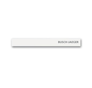 Standardabschlussleiste unten mit Busch-Jaeger Schriftzug