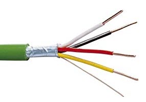  100 meter reel of  KNX bus cable , 2 pair, halogen free