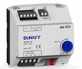 3-channel modular 1-10VDC dimming actuator. KNX