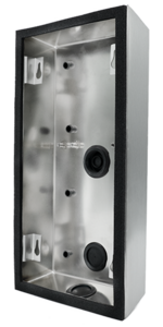 Doorbird d2101v aufputz montagerückgehäuse, edelstahl v4a (salzwasser- und flugrostbeständig), gebürstet. Unterputzgehäuse für Video-Tür-Sprechsysteme, Oberfläche, Ref. 423862661
