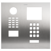 Front panel for DoorBird D2101xKH, stainless steel V4A , brushed