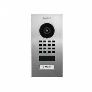Doorbird videoportero ip d1101v acero inoxidable v2a, cepillado.  Video-Tür-Sprechsysteme, SIP / SIP Client, Außeneinheiten, Für UP-Schaltergehäuse, Ref. 423866782