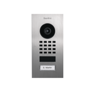 Doorbird videoportero ip d1101v acero inoxidable v4a (resistente al agua salada), cepillado.  Video-Tür-Sprechsysteme, SIP / SIP Client, Außeneinheiten, Für UP-Schaltergehäuse, stainless steel, Ref. 423866799