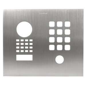 DFront panel for DoorBird D1101KH Classic Surface-Flush-mount, stainless steel V2A, brushed