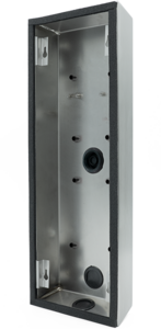 DoorBird D21DKV Surface-mounting housing (backbox), stainless steel V4A (salt-water and grindging dust resistant), brushed