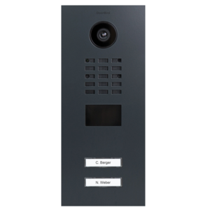 Doorbird ip video türstation d2102v, edelstahl v2a, pulverbeschichtet, seidenmatt, ral 7016, , Ref. 423870710