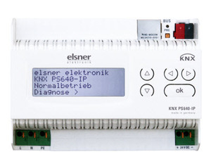 KNXnet/IP Router Programmierschnittstellen, KNX PS640-IP, mit Spannungsversorgung, 640mA, Ref. 70142