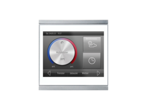 Touch KNX-Display, Touch-sensitive Oberlfäche 3,5``, weiß/Chrom glänzend für WLAN-Stick