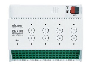 KNX Elektronische Heizung Aktoren, KNX K8, 8 Binärausgänge, 230VAC, DIN-Schienen, Ref. 70321