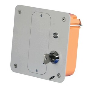 KNX/EIB Bedientableau mit 1 LED, Schlsselschalter Aufputz, Trockenbau  Montage