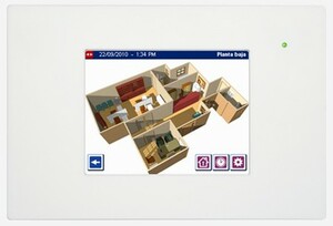 HC1i-KNX 5.7`` Touch Panel mit integriertem Web-Server, Ref. DW-HC1i-KNX-W