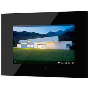KNX RF touch panel Kapacitiv, 10.1" Zoll, mit Video-Gegensprechanlage, serie HC3L, black, Ref. HC3L-KNX-GB