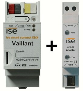 KNX Vaillant HKL Gateway + eBus Adapter, Ref. S-0001-006