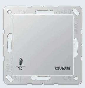 KNX Objektregler m. Tasterschnittst. aluminium, Ref. A 2178 ORTS AL