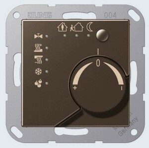 KNX Stetigregler m. Tasterschnittst. mokka, Ref. A 2178 TS MO