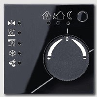 KNX Stetigregler m. Tasterschnittst. schwarz, Ref. A 2178 TS SW